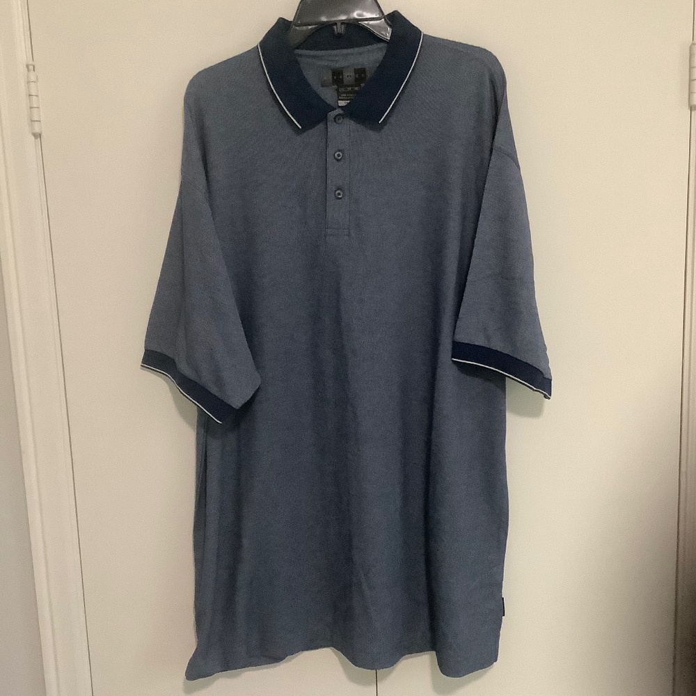 Dri-Fit Dark Blue Short Sleeve Polo Shirt Size XXL